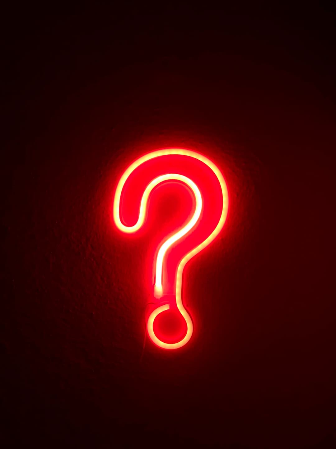 A question mark